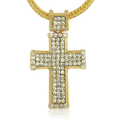 Gold Classic Cross  Chain Small