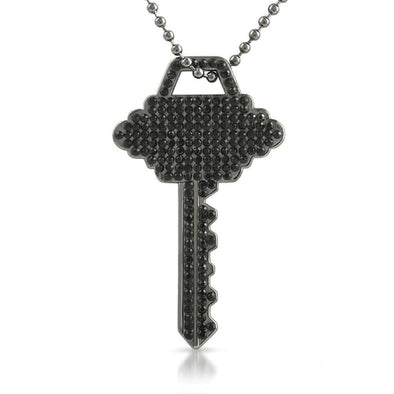 House Key Black Pendant #1