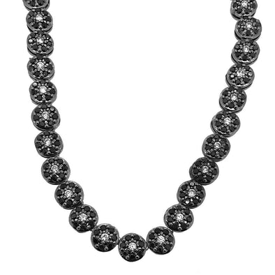 CZ Cluster Chain White Center Black