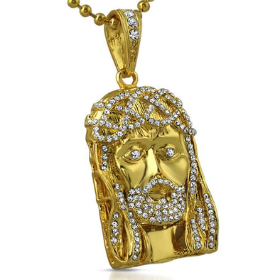 Gold Jesus Piece Pendant