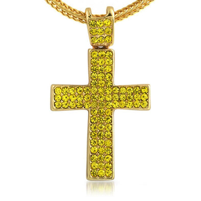 Lemonade Concave Hip Hop Cross  Chain Small