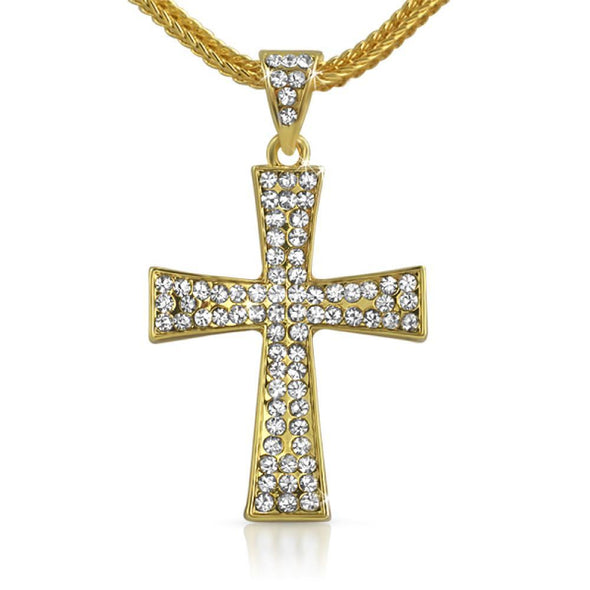 Gold Wing Cross  Chain Small