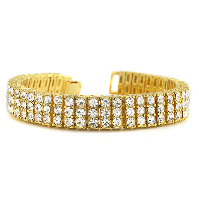 3 Row Bling Bling Bracelet
