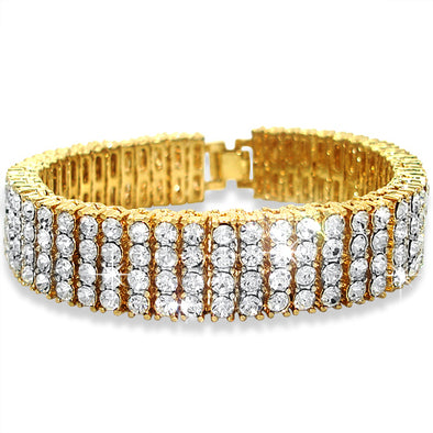 4 Row Bling Bling Bracelet