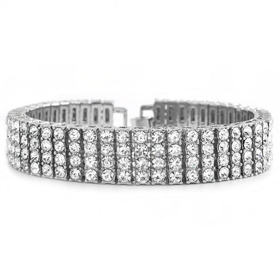 4 Row Bling Bling Bracelet