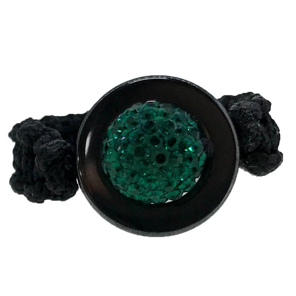 Green Disco Ball Ring