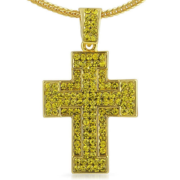 Thick Lemonade Cross  Chain Small