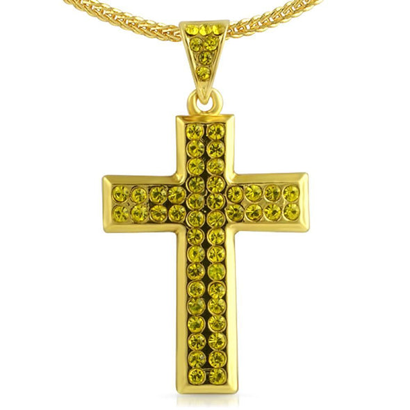 Skinny Lemonade Cross Chain Small