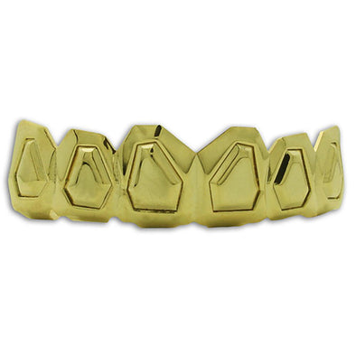 Custom Boxy Style Gold Grillz