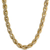 Rope CZ Gold Bling Bling Chain 10MM